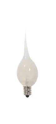B&P Lamp® E12 Candelabra Base Clear Bulb with Silicone Tip