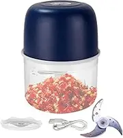 Garlic Mincer Electric,Grinder Masher Onion Chopper | Wireless Electric Portable Automatic Multifunctional Processor For Kitchen Baby Vegetable Onion Food Ginger Cooking