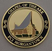 Federal Bureau of Prisons, FCI Morgantown, WV "Chapel of the Ark" Challenge Coin