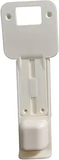 Generic Cat Door Latch Door Stopper Without Pet Gates Keeps Kids Out of Cat Areas for Interior Door Childproof Adjustable, Beige