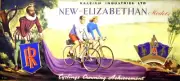 Raleigh Bicycle Avert- New Elizathan retro British cycling poster country decor