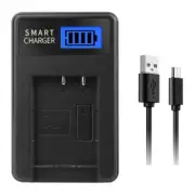 Versatile USB Camera Battery Charger for Cyber shot DSCRX100/DSCRX100II,