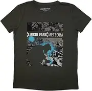 [Rock Off officially licensed products] Linkin Park Meteora Drip Collage Womens T Shirt