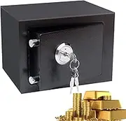 Home Safe - Safe Storage Safe, Heavy Duty Safe | Security Safe Key Locker, Fireproof Safe Cabinet, Waterproof Safe Locker, Office School Hotel Security Safe Box, 6.7x 9.1x 6.7inc