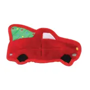 Zippy Paws Holiday Flatty Z-Stitch Xmas Ute Plush Pet Dog Toy