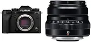Fujifilm X-T5 Mirrorless Digital Camera, Black + XF35mm Lens
