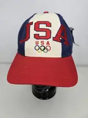 Vintage 1996 USA Olympics Hat Cap Snapback Starter Big Logo Tri-Power New W/ Tag