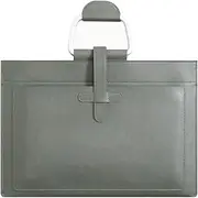 ZENWORYS A4 Leather Document Bag Envelope Document Holder Quality PU Leather Document Pouch Document Organizer File Bag