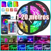 RGB LED Strip Lights Music Sync RGB Neon TV Backlight WiFi App With Remote