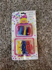 Vintage Bright Kids Super Bonus Pack 1997 Gabriella Accessories Hair Claws Ties