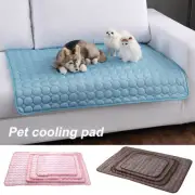 Pet Self Cooling Gel Mat S-XL Dog Cat Summer Heat Relief Non-Toxic Pad 4 Sizes