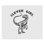 2 x 'Clever Girl Dinosaur' Lens Cleaning Cloths (LC00020704)