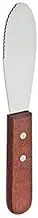 QutensilsTM Great Credentials Wide Stainless Steel Spreader Knife for Sandwiches, Butter, Cheese