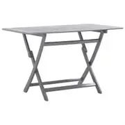 Folding Garden Table 120x70x75 cm Solid Acacia Wood