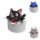 Open Eyed Cat Cartoon Cat Coaster Waterproof Cup Holder Cat Coaster Home