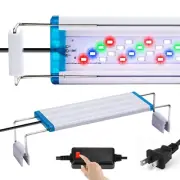 LED Aquarium Light Full Spectrum Fish Tank Lights 7" 8" 10" 12" 8W Multi-Colo...