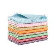 NanoScale Streak-Free Miracle Cleaning Cloths Reusable Kitchen Rags