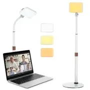 LED Desk Light With Stand, CRI97+ Selfie for Video Recording, Computer for St...