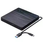 External CD/DVD Drive for Laptop, USB 3.0 & Type-C Portable CD DVD +/-RW2509