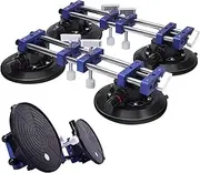[XIIW] Seamless Seam Setter 2 Pack with 7-Inch Vacuum Suction Cups for Seam Joining and Leveling, Max.400LB Professional Countertop Installation Tool for Granite, Stone, Marble, Slab, Tile Gap Regulator