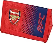 Arsenal FC Official Fade Touch Fastening Football Crest Wallet (UK Size: One Size) (Red/Blue)