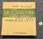 NOS Jaeger LeCoultre Minute Wheel Cal. 460-490 Part 260