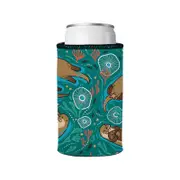 Stubbyz Sea Otters Chillin Stubby Cooler Slim