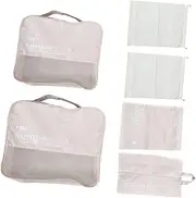 Healvian 1 Set Packing Cubes Travel Organizers Suitcase Organizer Luggage Storage Bags Lightweight Travel Storage for Clothes Laundry and Accessories