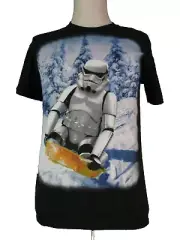 Star Wars shirt men's medium black Storm trooper snowboard NEW Winter