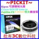精準可調光圈 KIPON 佳能 Canon EOS EF鏡頭轉富士 Fujifilm FX X-MOUNT X機身轉接環