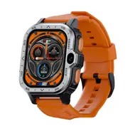 2.02 Inch Android 8.1 Full Network Wifi Card Bluetooth Smart Watch Silver Smart Watches