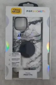 OtterBox Apple iPhone 11 Pro iPhone XS Otter +Pop Symmetry Series -White Marble