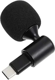 INOOMP 1Pc Bendable Type C Microphone for Mobile Phone Recording Live Streaming and Gaming Portable USB C Plug Mic for Video Calls Conference Speeches and Stage Performances