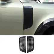 Black Side Fender Air Intake Net For Land Rover Defender 90 110 20-23 (for: Land Rover)