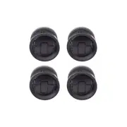 2009-2014 Ford F-150 XL STX Black Dash AC Heater Air Vent Louvre Inserts (4) OEM