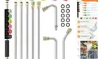 8FT Pressure Washer Extension Wand for Gutter Cleaning, Upgrade Power Washer