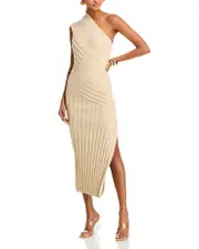 Cult Gaia Cielo One Shoulder Knit Dress