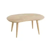 Natural Signature 740mm Raw Natural Peanut Bean Coffee Table