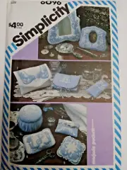 Clutch Bag Frame Shadow Quilting Craft 6096 238 Simplicity Sewing Pattern VTG