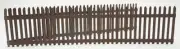 Dollhouse Miniature Rusty Picket Fence