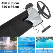 16/18Ft Solar Swimming Pool Cover Waterproof Anti-UV Solar Reel Cover cgt