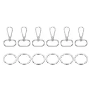 72 Pcs Swivel Clasp Hook, 1.02" Purse Clasp Detachable for Bag Making, Silver