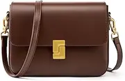 [MoreFarther] Shoulder Bags for Women, Genuine Leather Crossbody Bags Purses Vintage Handbags-Adjustable Strap Designer Bags