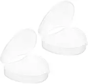 GOOHOCHY 2pcs Storage Box Case Travel Case for Teeth Mirror Breathable Container