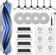 [VexNook] 21 Piece Accessory Set for ECOVACS Deebot T30 PRO OMNI/T30 Omni - 1 x Main Brush | 6 x Side Brushes | 4 x mop Cloths | 4 x HEPA Filters | 6 x dust Bags, Robot Vacuum Cleaner Spare Parts
