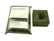 Conical Mold + 1Lb Chapman Flux & Free Thinner- Assy Gold Silver Black Sand Cone