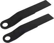 2Pcs Lawn Mower Blades Rotary Cutter Blades Grass Mowing Garden Trimmer Blades Steel Accessories Low Noise Sturdy Replacement