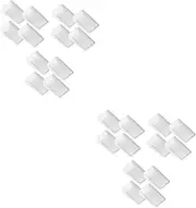 24 Pcs Door Wedge Leveling Pvc Tablecloth White