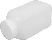 YOSADIER 2pcs Wide Mouth Plastic Bottles Leak Chemical Storage Containers for Laboratories Hospitals and Chemical Plants Versatile Lab Plastic Bottles White
