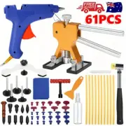 61X Paintless Dent Puller Kit Lifter Hail Removal Repair Car Body Tools Glue Gun